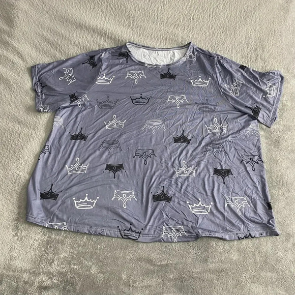 Womens Silky Crown Pajama set size 4XL - Picture 2 of 4